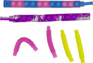 LeanToys Zestaw Zabawek Wielkanocnych Fidget Toys Pop It Squishy Antystresowe 42 Elementy 3