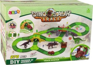 LeanToys Tor Dla Dinozaurów 270 Elementów Akcesoria 3