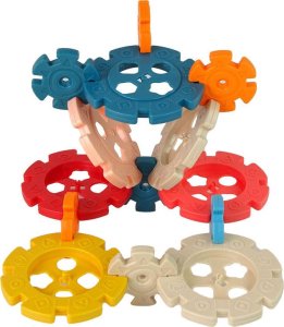 LeanToys Klocki Konstrukcyjne Płatki Śniegu 52 Elementy 3