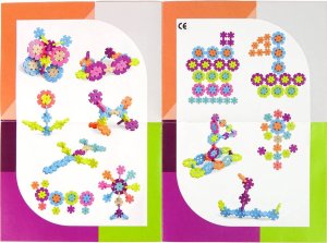 LeanToys Klocki Konstrukcyjne Płatki Śniegu 52 Elementy 4