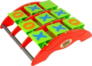 LeanToys Gra Zręcznościowa Kółko i Krzyżyk Rzucanie Do Celu 3