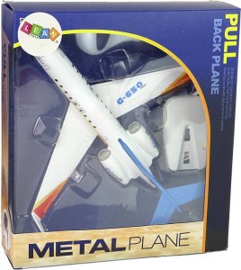 LeanToys Samolot pasażerski G-650 6