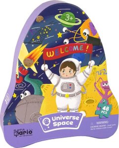 LeanToys Puzzle Kosmos Ufo Planety 48 Elementów 2