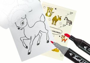 LeanToys Zestaw Małego Artysty W Walizce 68 Elementów 3