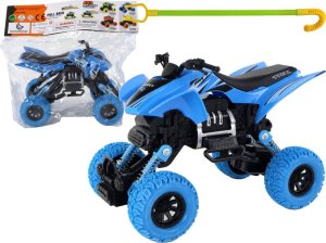 LeanToys Pojazd Terenowy Pchacz Quad XC Gumowe Koła Niebieski 1