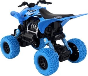 LeanToys Pojazd Terenowy Pchacz Quad XC Gumowe Koła Niebieski 3