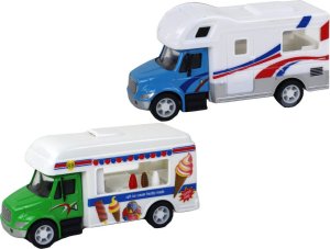 LeanToys Kamper Ciężarówka Karetka Lodziarnia Z Napędem Frykcyjnym 1:87 A 3