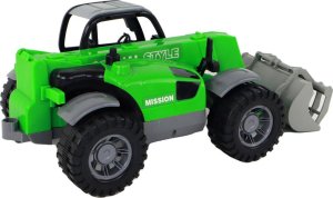 LeanToys Pojazd Rolniczy Traktor Zielony Dźwig Maszyna Rolnicza 5