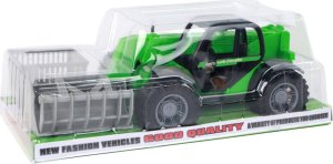 LeanToys Pojazd Rolniczy Traktor Zielony Dźwig Maszyna Rolnicza 6