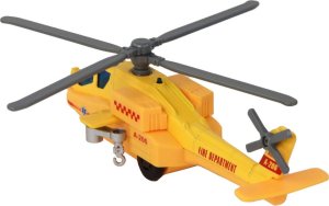 LeanToys Helikopter Śmigłowiec Aluminiowy Ratunkowy Z Napędem Mix Dźwięk Światła 5