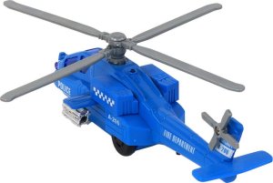 LeanToys Helikopter Śmigłowiec Aluminiowy Ratunkowy Z Napędem Mix Dźwięk Światła 6