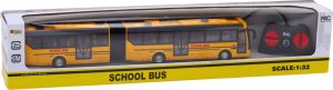 LeanToys Autobus Szkolny Bus Zdalnie Sterowany Przegubowy RC 1:32 Żółty 6