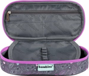 Piórnik Derform Piórnik saszetka usztywniona z wewnętrzną klapką Bambino PC-01 Racoon Szop pracz 3