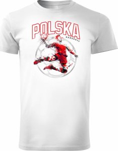 Topslang Koszulka polska piłka ręczna dla kibica do piłki ręcznej hand ball męska biała REGULAR M 1