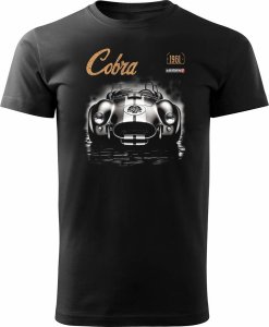 Topslang Koszulka z samochodem Roadster AC Cobra kolekcjonerska męska czarna REGULAR XXL 1