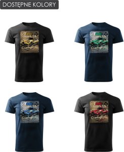 Topslang Koszulka z samochodem Alfa Romeo Giulia Quadrifoglio męska czarna REGULAR XL 3