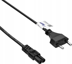 Kabel zasilający Akyga Kabel zasilający Akyga AK-RD-01C ósemka CU CEE 7/16 / IEC C7 1.5m 2
