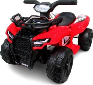 R-Sport Quad J8AAA czerwony na akumulator, quady dla dzieci muzyka światło 1