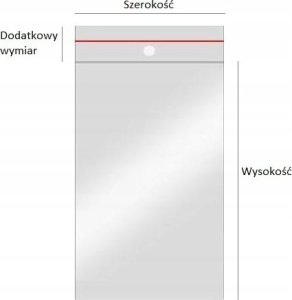 Office Products Torebka strunowa OFFICE PRODUCTS, LDPE, 100x150mm, 100szt., transparentna 2