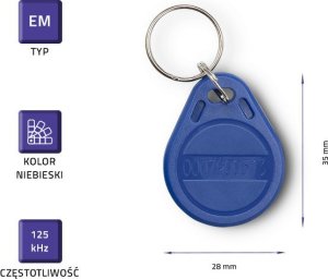 Qoltec Brelok zbliżeniowy Qoltec EM 125 kHz 10szt. 3