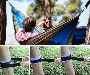 Heckermann Pasy taśmy zestaw akcesoriów do zawieszenia hamaka Heckermann 3