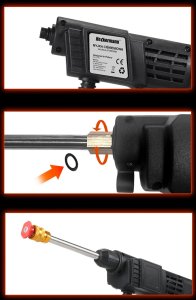 Myjka ciśnieniowa Heckermann Myjka ciśnieniowa akumulatorowa PW-1 7