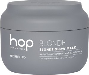 Montibello Montibello HOP Blonde Glow Maska rozświetlająca neutralizująca refleksy do włosów blond i rozjaśnianych 200 ml 1