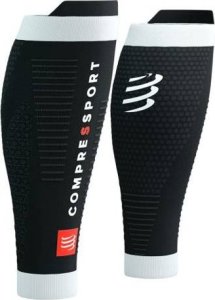 Compressport Opaski kompresyjne COMPRESSPORT R2 3.0 BLACK/WHITE T3 1