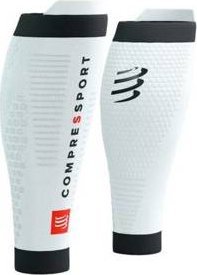 Compressport Opaski kompresyjne COMPRESSPORT R2 3.0 WHITE/BLACK T4 1