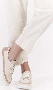 Sergio Leone Buty sportowe damskie Sergio Leone SP016BE beżowe 39 7