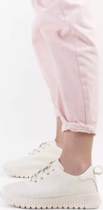 Sergio Leone Skórzane buty sportowe damskie Sergio Leone DSP011BE beżowe 38 5