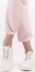 Sergio Leone Skórzane buty sportowe damskie DSP011BE beżowe 41 8