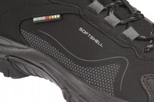 Buty trekkingowe męskie American Club Męskie buty trekkingowe WT-171/24 czarne buty sportowe 44 6