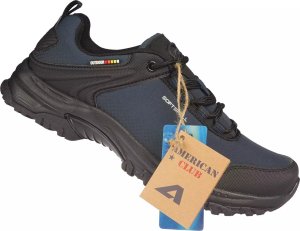 Buty trekkingowe męskie American Club Męskie buty trekkingowe American Club WT-170/24 granatowe buty sportowe 43 1