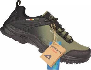 Buty trekkingowe męskie American Club Męskie buty trekkingowe American Club WT-169/24 zielone buty sportowe 45 1
