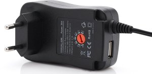Techrebal UNIWERSALNY ZASILACZ 3V 4.5V 5V 6V 7.5V 9V 12V 5