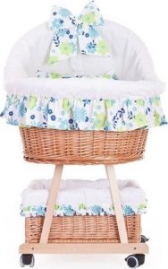 WickerPL BABY ŁÓŻECZKO WIKLINOWE DLA NIEMOWLĄT 90X60 H32/60 CM 4