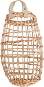 WickerPL Ażurowy kosz wiszący z wikliny 24 H41/51cm 4