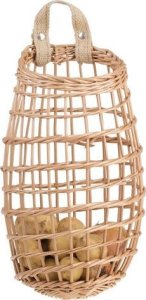 WickerPL Ażurowy kosz wiszący z wikliny 24 H41/51cm 6