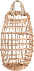 WickerPL Ażurowy kosz wiszący z wikliny 24 H41/51cm 7