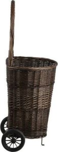 WickerPL Wózek na drewno na kółkach 45x37 H27/50/90 cm 4