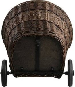 WickerPL Wózek na drewno na kółkach 45x37 H27/50/90 cm 6