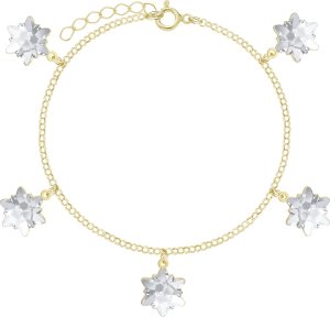 Radziszewska Jewellery Bransoletka Srebrna z Płatkami Śniegu Boże Narodzenie 2