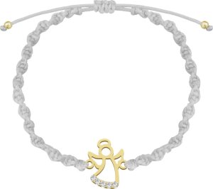 Radziszewska Jewellery Bransoletka na Komunię Aniołek srebro pozłacane 1