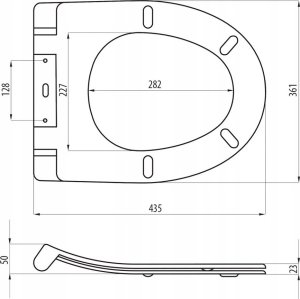 Deska sedesowa Sepio Deska sedesowa toaletowa duroplast SLIM ciekawa wytrzymała wygodna stylowa 6