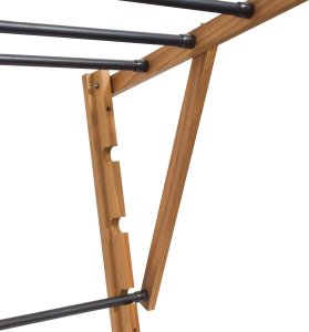 Sepio Suszarka na pranie składana ścienna łazienkowa wisząca solidna drewniana 3