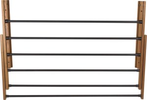 Sepio Suszarka na pranie składana ścienna łazienkowa wisząca solidna drewniana 4
