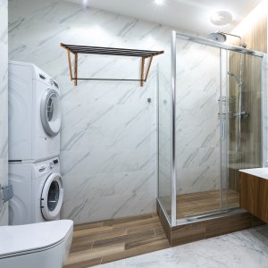 Sepio Suszarka na pranie składana ścienna łazienkowa wisząca solidna drewniana 6