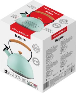 Florina Czajnik nierdzewny Florina Natura Line miętowy 2,3 l 5