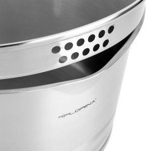 Florina Komplet garnków nierdzewnych Florina Smart 1,5 l i 2 l i 2,5 l 4,5 l 11